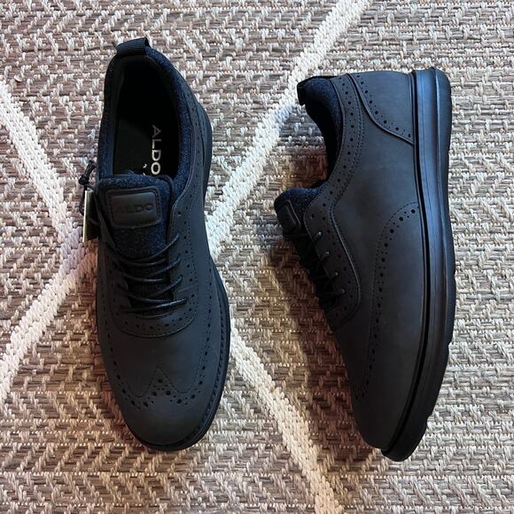 Aldo Mens Lace Up Oxford Sz 10 - Picture 1 of 7